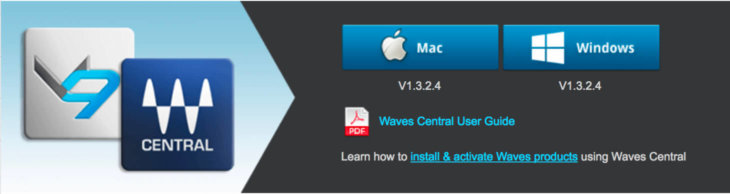 Waves Centralをダウンロード