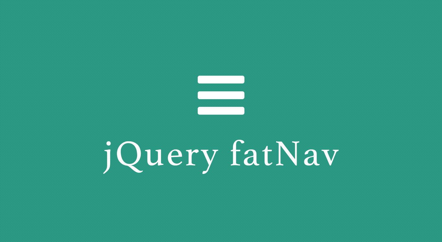 jQuery fatNav